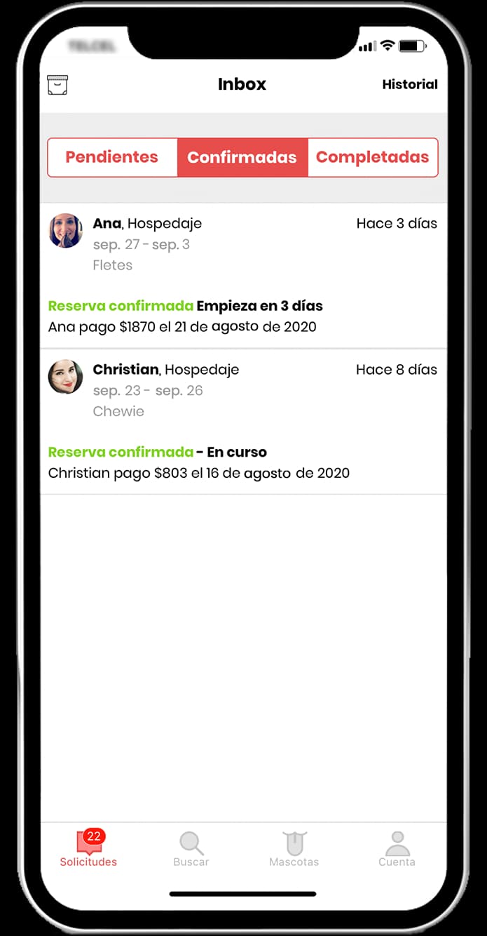 Gestiona tus reservas